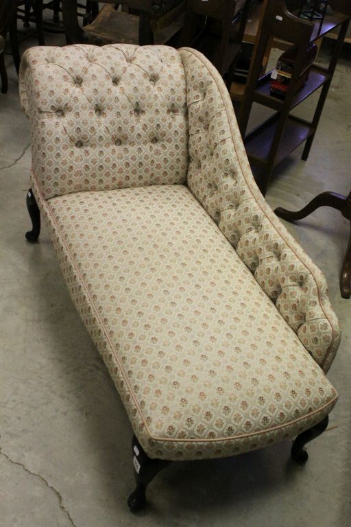 Small Victorian Style Chaise-Lounge - Image 3 of 3