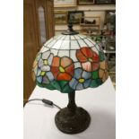 Tiffany style Lamp with metal base