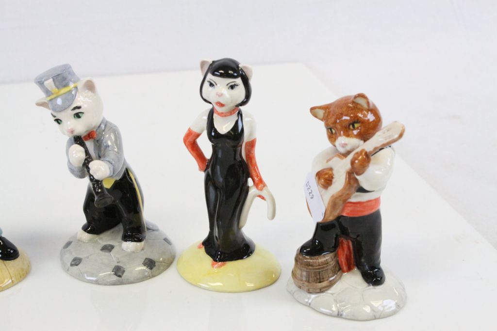 Eight piece Beswick Cat Band, serial numbered CC1 - CC8 - Image 4 of 5