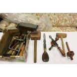 Mixed collection of vintage hand Tools