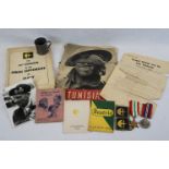 A Full Size WW2 British Medal Pair To Include The British War Medal And The Italy Star, To Also