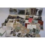 A Collection Of WW2 Ephemera To Include Photographs, Documents, Letters, ID Cards, Paybooks Etc...