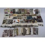 A Large Collection Of Approx 130 x WW1 & WW2 Era Printed Postcards To Include Silk & Sweetheart