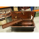 Vintage wooden Toolbox with Tools