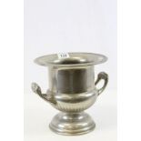 Silver Plated Urn Shaped Ice Bucket