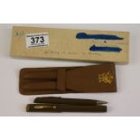 United States Army WW2 Issue Pen And Pencil Set.