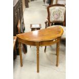 Demi-Lune Hall Table with drawer