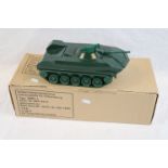A Vintage Cold War Military Tank Recognition Model With Original Box.