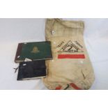 A Collection Of Militaria To Include An Interesting Photograph Album From The Middle East, A Kit Bag