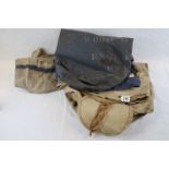 Collection Of Three WW2 Canvas Kit Bags, Two With Naval Interest.