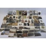 A Large Collection Of Approx 70 x WW1 Group & Portrait Photo Postcards & Photographs.