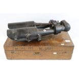 A Set Of Ross AC 2005 WW2 Royal Navy Bridge / Battleship Binoculars. Made By Ross Of London And