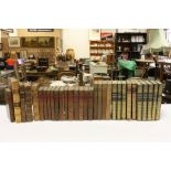 Collection of vintage Leather bound Books to include an 18th Century Spectator