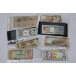 Small collection of World Banknotes to include; Jamaica, India, Biafra, Ireland etc