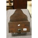 19th century Mahogany Wall Hanging Letter Rack