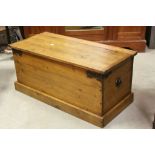 Pine Blanket Box