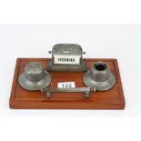 Early 20th century Desk Stand & Calendar on Wooden Base