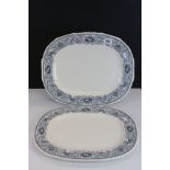 Pair of Mason's Ironside Large Meat Platters