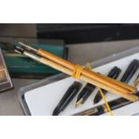 Collection of Pens including a Cased Osmiroid Pen Set with Five Inter-changeable Nibs, Two Cased