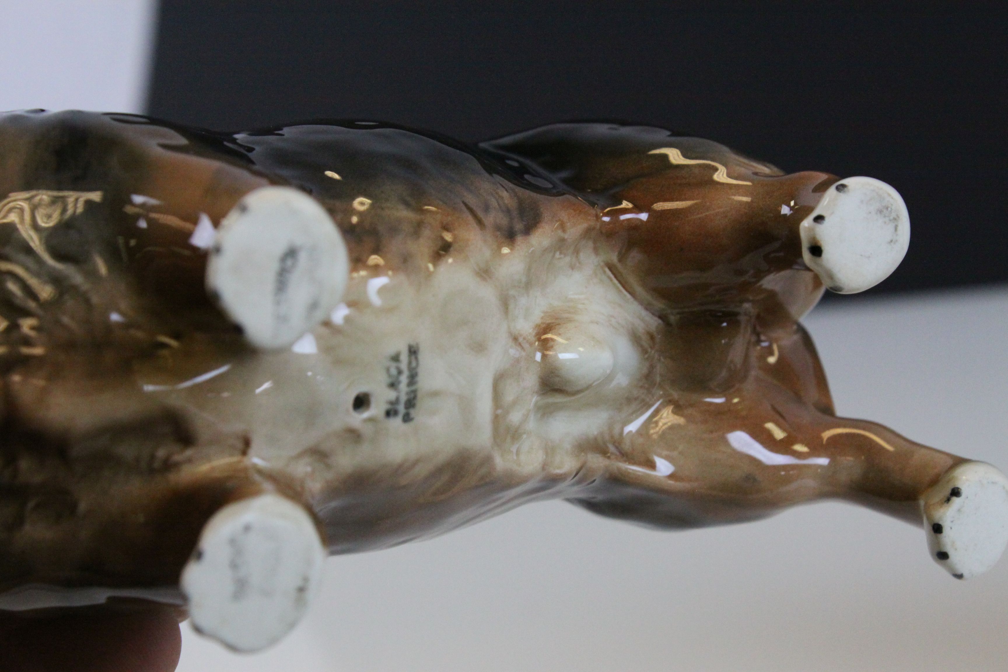 Beswick ceramic model of a Corgi "Black Prince" & a Bassett Hound - Image 3 of 5