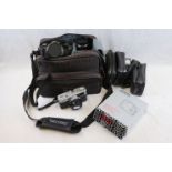 Cased Minolta X-300 Camera with Accessories, Two Kodak Disc Cameras, Boxed Hitachi Camera, Olympus