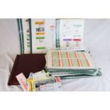 An album containing used bus and coach tickets, assorted train tickets etc (1 box)