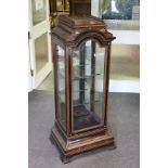 Superb Quality 19th century Inlaid Vitrine Cabinet, with Ormolu Galleried Top and Ormolu Mounts