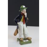 Amphora ceramic Caricature model of a Caddy Golfer, fully marked to base and numbered 5018 44