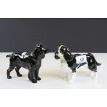Two Beswick ceramic dogs to include a King Charles Spaniel and a Cocker Spaniel