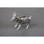 Miniature Sterling Silver Figure of a Goat