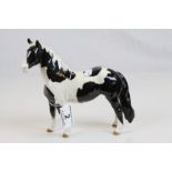 Beswick Piebald ceramic model of a Horse