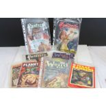 Eight 1940's / 50's Comics / Magazines including 3 x Fantastic Adventures, 2 x Weird Tales, King