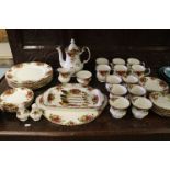 Royal Albert ' Old Country Roses ' including Six Dinner Plates, Bread Plate, Sandwich Plate,