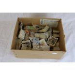 Box of assorted cigarette cards to include Wills, Senior Service, Park Drive, Gallaher Ltd, Grace