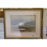 Framed and Glazed Watercolour of Military Encampment by Reginald A Shinwall