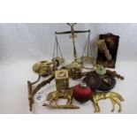 Mixed Lot including Leather Cased Chesterman Tape Measure, John Rabone Cased Tape Measure, Two Brass