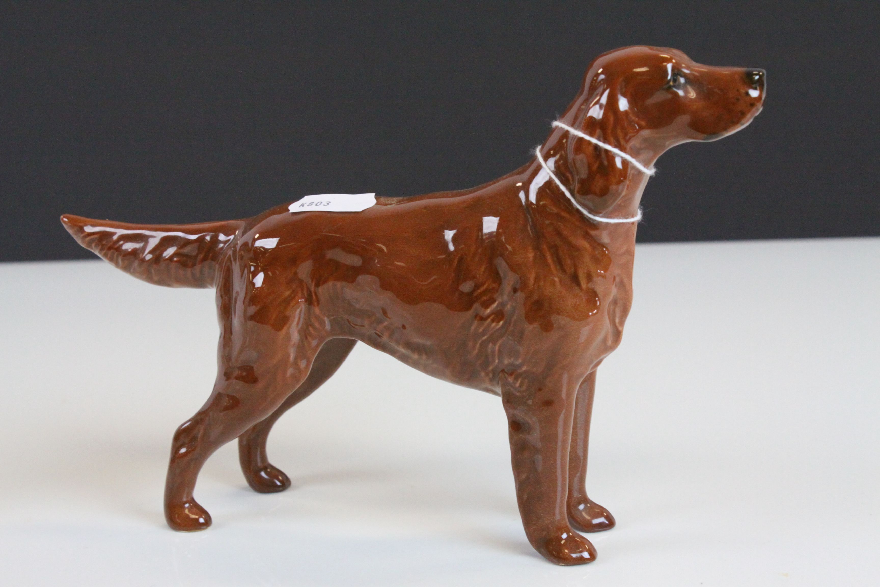 Beswick ceramic Red Setter & an Irish Setter "Baylooki Baronet" - Image 4 of 6