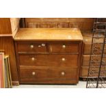 Antique Mahogany Chest of Two Short over Two Long Drawers