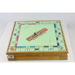 Hasbro Wooden Cased Monopoly and Cluedo Games Compendium including Chess, Dominoes, Draughts,