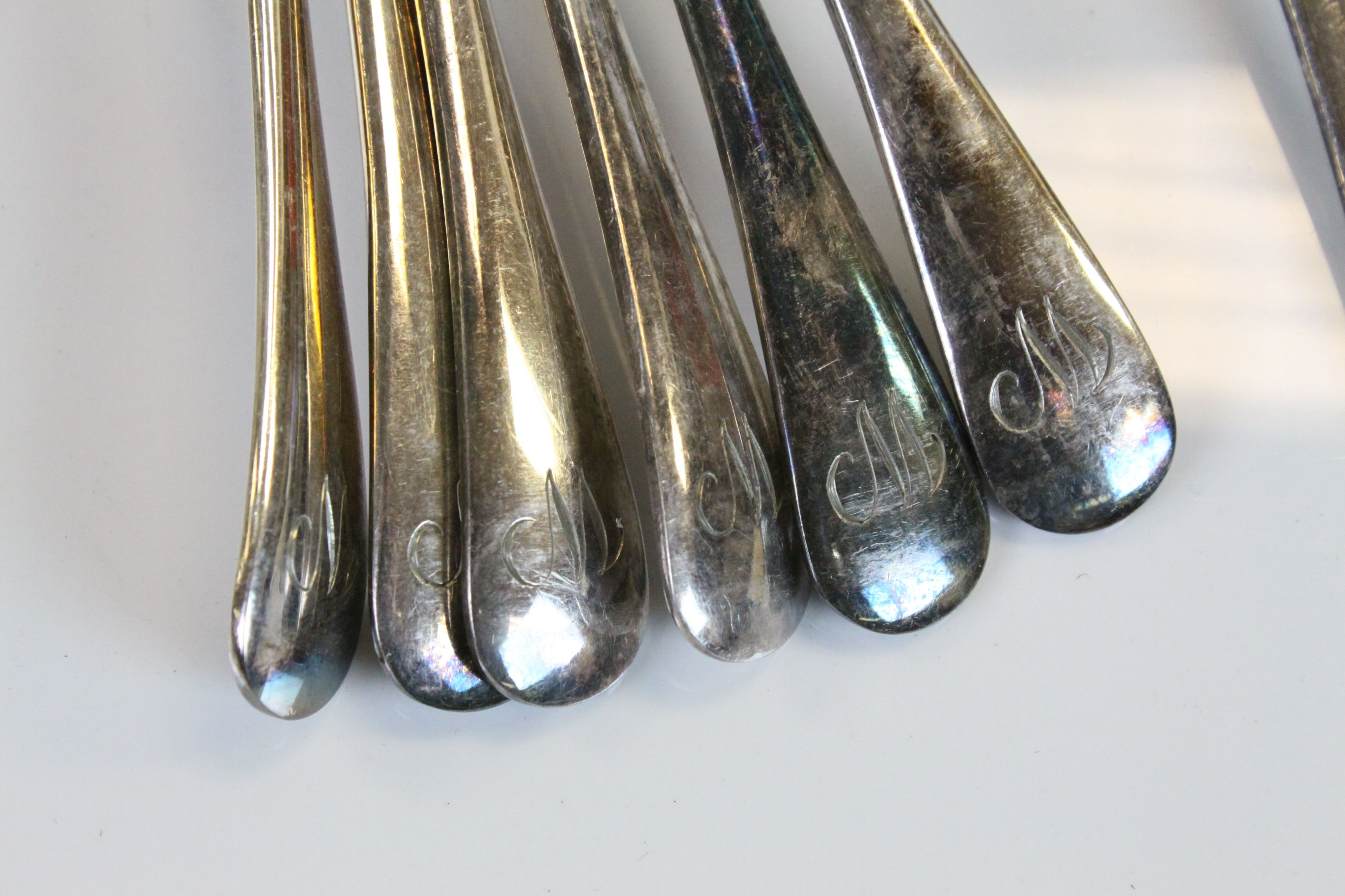 Part Canteen of Silver Plated Cutlery together with other Cutlery - Image 5 of 7