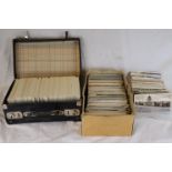 Large collection of early 20th century postcards and later to include black and white, souvenir,