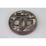 Bronze Decorative Tsuba bearing signature
