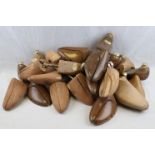 Good Quantity of Wooden Shoe Shapers, mainly folding