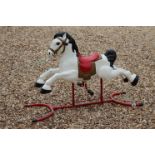 Vintage Mobo Style Metal Rocking Horse