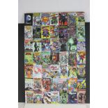 Stretch Canvas ' DC Comics ' Poster Print featuring many characters including Superman, Batman,