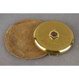 Vintage Stratton Compact with the Royal Engineers Cap Badge to front