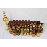 Mixed Lot of Miniature Whiskies including approx. 18 Cased Glenmorangie, Cased Bunnahabhain Single