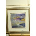 Bonnie Helen Hawkins, Oil Painting titled ' Peaceful Waters ' signed bottom right, 30cms x 30cms,