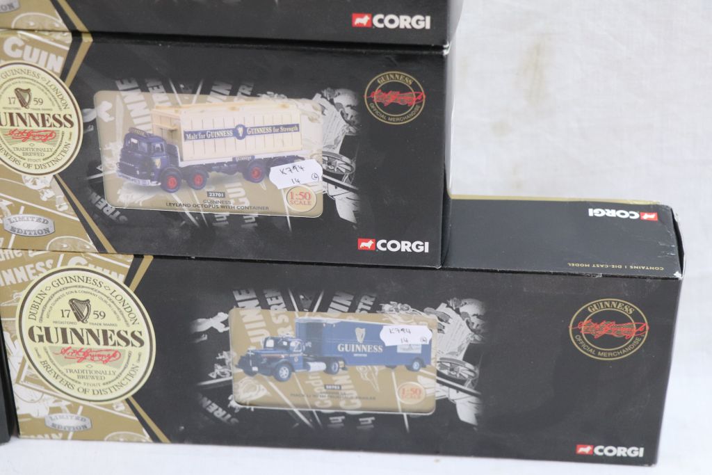 Six boxed ltd edn Corgi 1:50 Guinness diecast models to include 50703, 24901, 23201, 23701, - Image 7 of 7