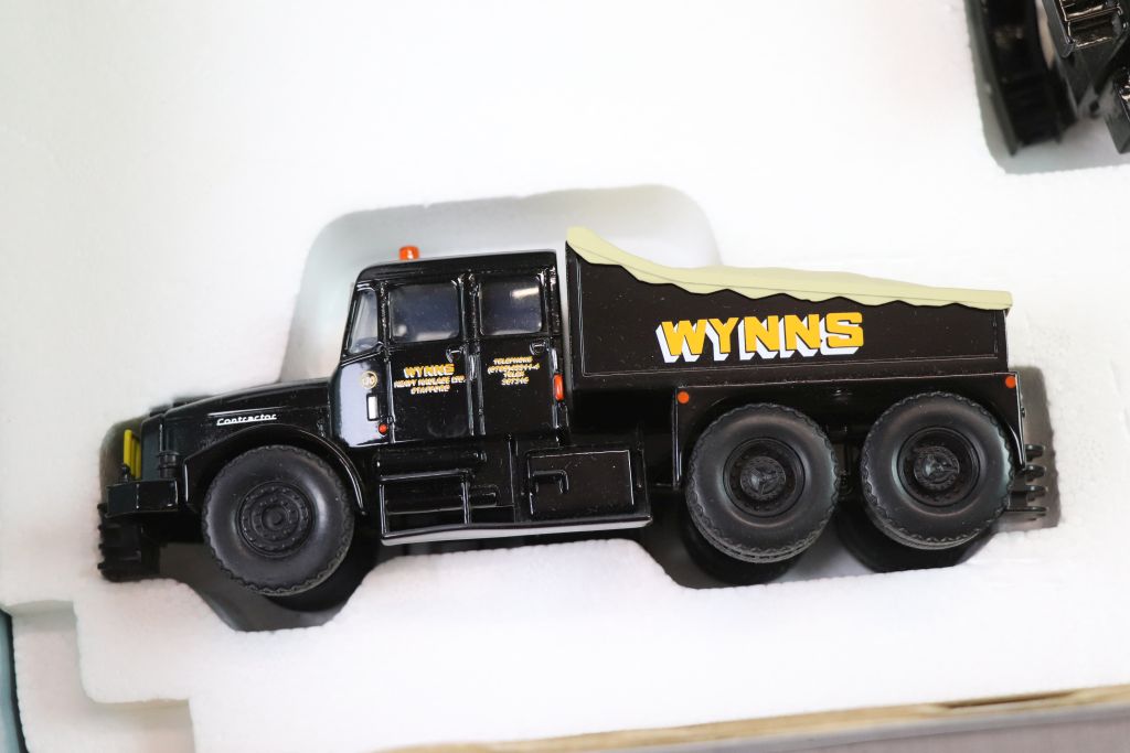 Boxed ltd edn Corgi Heavy Haulage 18003 Wynns (GEC) Scammell Contractor x 2, Nicolas Girder Trailer, - Image 6 of 7